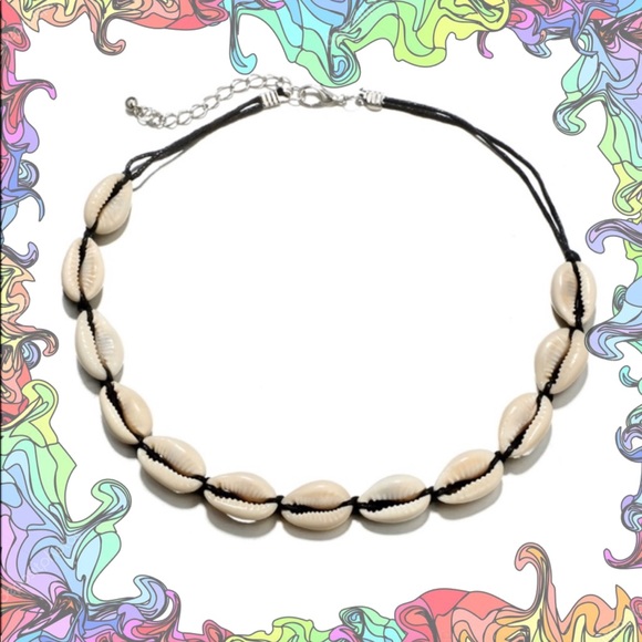 Jewelry - Ocean Boho Cowrie Beach POPULAR Choker (U3)